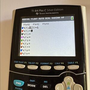 Texas Instruments TI-84 Plus C Silver Edition in Black and Silver